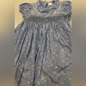 Edgehill Collection Blue Floral Kids Formal Dress
